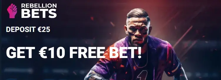 10 free bet rebellion sport