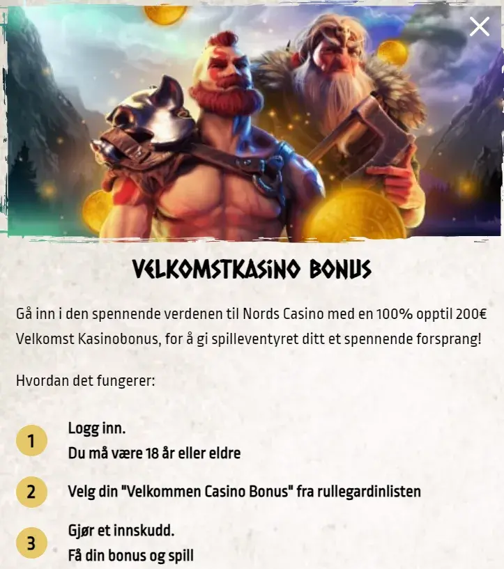 nords casino bonus 