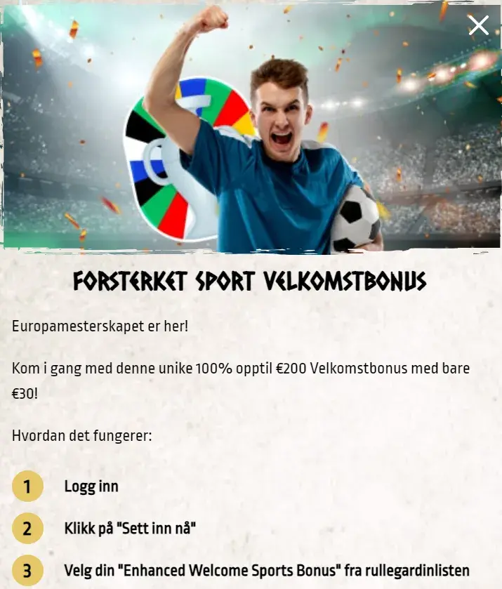 nords sport velkomstbonus 