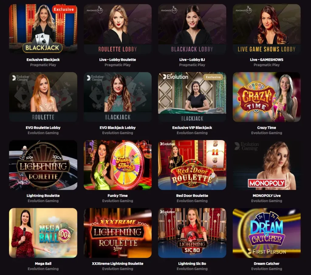 Trivelabet.com Live Casino