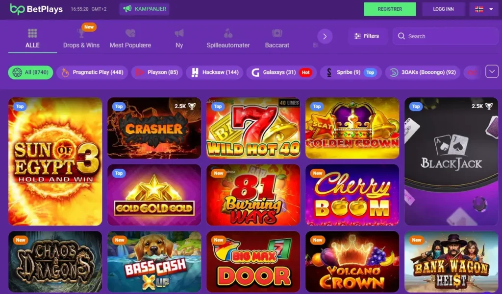 casinospill betplays