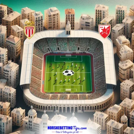 Monaco mot FK Crvena Zvezda 2024-10-22 oddstips og analyse