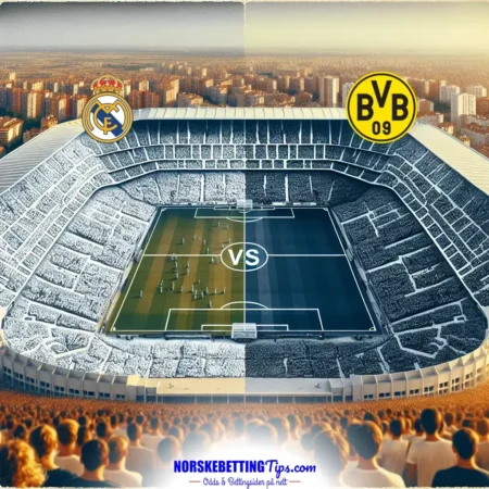 Real Madrid mot Borussia Dortmund 2024-10-22 oddstips og analyse