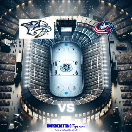 Nashville Predators mot Columbus Blue Jackets 27-10-2024 oddstips og analyse