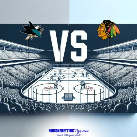 San Jose Sharks mot Chicago Blackhawks 01-11-2024 oddstips og analyse