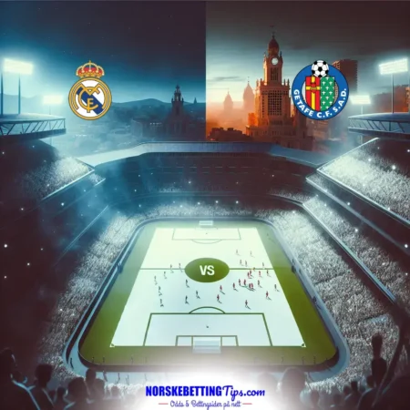 Real Madrid mot Getafe 01-12-2024 oddstips og analyse