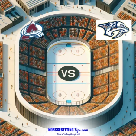 Colorado Avalanche mot Nashville Predators 12-11-2024 oddstips og analyse