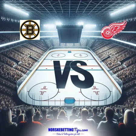 Boston Bruins mot Detroit Red Wings 04-12-2024 oddstips og analyse