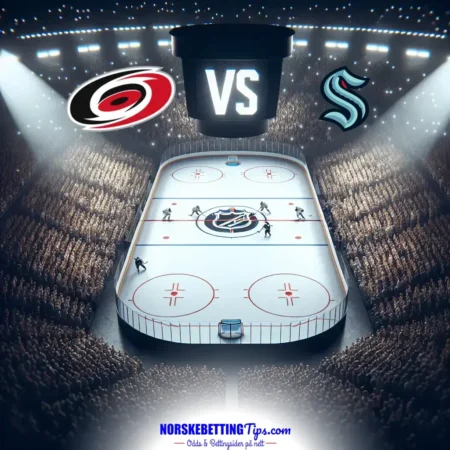 Carolina Hurricanes mot Seattle Kraken 04-12-2024 oddstips og analyse