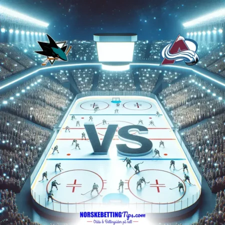 San Jose Sharks mot Colorado Avalanche 20-12-2024 oddstips og analyse