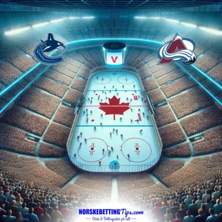 Vancouver Canucks mot Colorado Avalanche 17-12-2024 oddstips og analyse