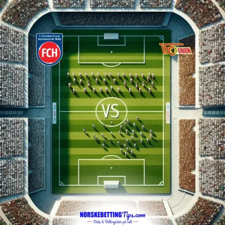 1. FC Heidenheim mot Union Berlin 11-01-2025 oddstips og analyse