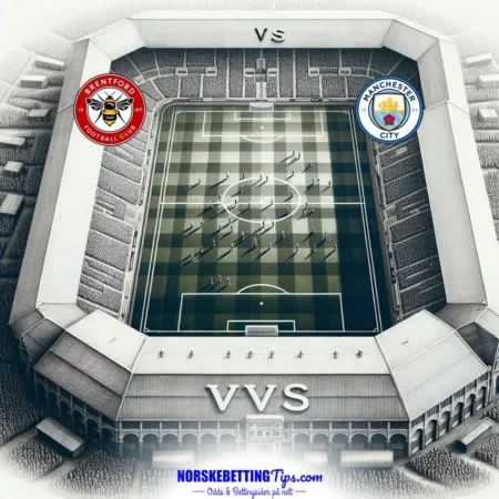 Brentford mot Manchester City 2025-01-14 oddstips og analyse