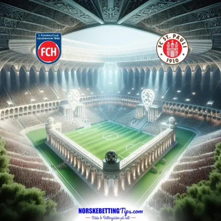 1. FC Heidenheim mot FC St. Pauli 18-01-2025 oddstips og analyse