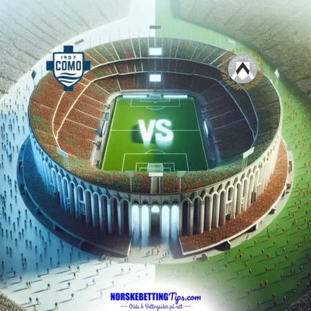 Como mot Udinese 20-01-2025 oddstips og analyse