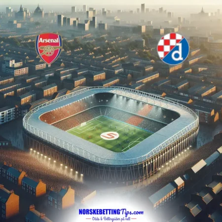 Arsenal mot Dinamo Zagreb 2025-01-22 oddstips og analyse