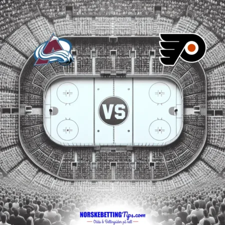 Colorado Avalanche mot Philadelphia Flyers 02-02-2025 oddstips og analyse