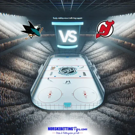 San Jose Sharks mot New Jersey Devils 04-01-2025 oddstips og analyse