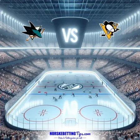 San Jose Sharks mot Pittsburgh Penguins 28-01-2025 oddstips og analyse