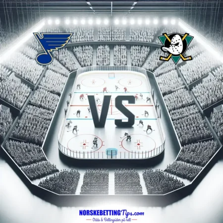 St. Louis Blues mot Anaheim Ducks 10-01-2025 oddstips og analyse