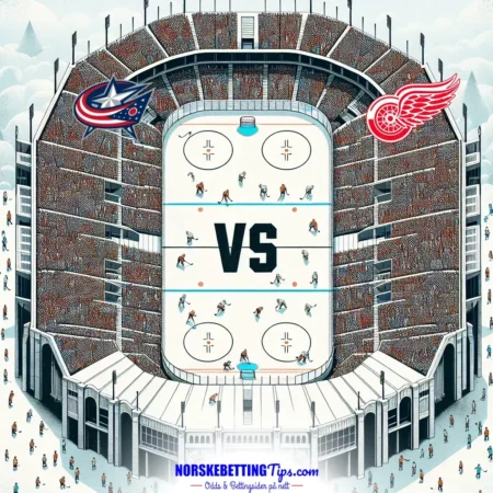 Columbus Blue Jackets mot Detroit Red Wings 02-03-2025 oddstips og analyse