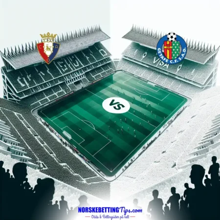 Osasuna mot Getafe 16-03-2025 oddstips og analyse