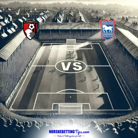 Bournemouth mot Ipswich 2025-04-02 oddstips og analyse