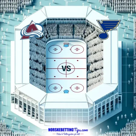 Colorado Avalanche mot St. Louis Blues 29-03-2025 oddstips og analyse