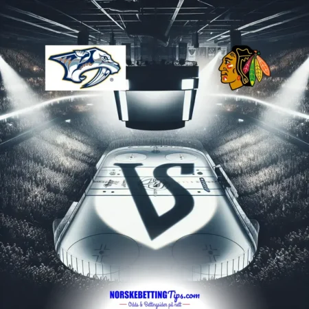 Nashville Predators mot Chicago Blackhawks 09-03-2025 oddstips og analyse