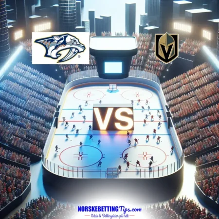 Nashville Predators mot Vegas Golden Knights 29-03-2025 oddstips og analyse