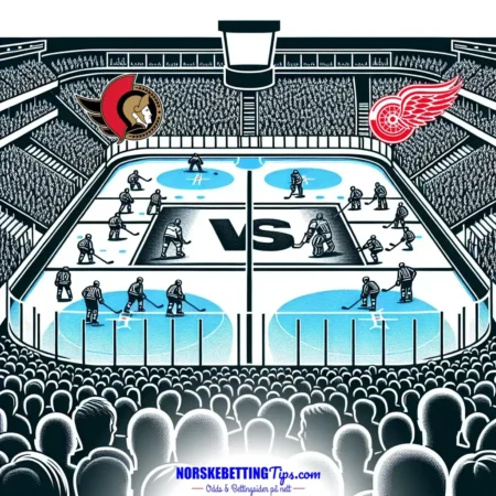 Ottawa Senators mot Detroit Red Wings 11-03-2025 oddstips og analyse