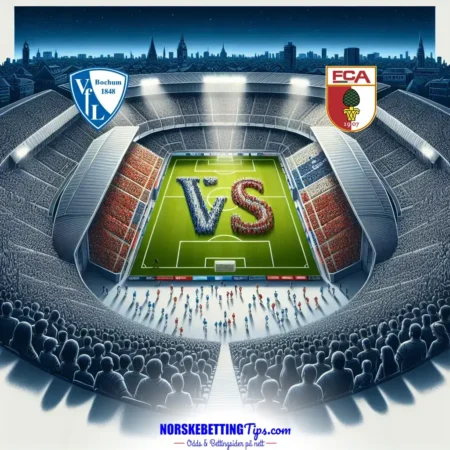 VfL Bochum mot FC Augsburg 12-04-2025 oddstips og analyse