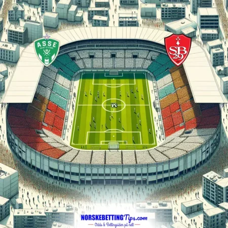 Saint Etienne mot Stade Brestois 29 13-04-2025 oddstips og analyse