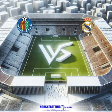 Getafe mot Real Madrid 23-04-2025 oddstips og analyse
