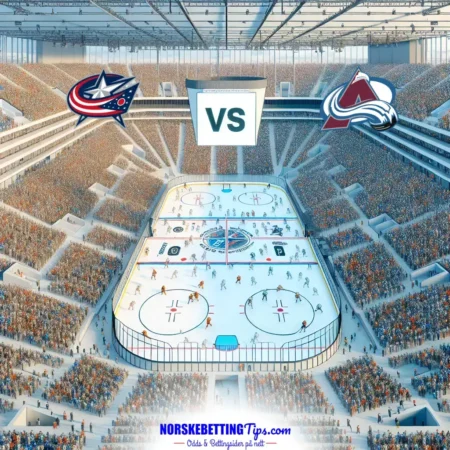 Columbus Blue Jackets mot Colorado Avalanche 04-04-2025 oddstips og analyse