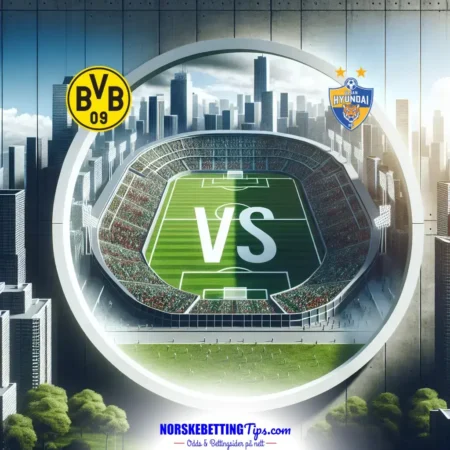Borussia Dortmund mot Ulsan Hyundai FC 2025-06-25 oddstips og analyse