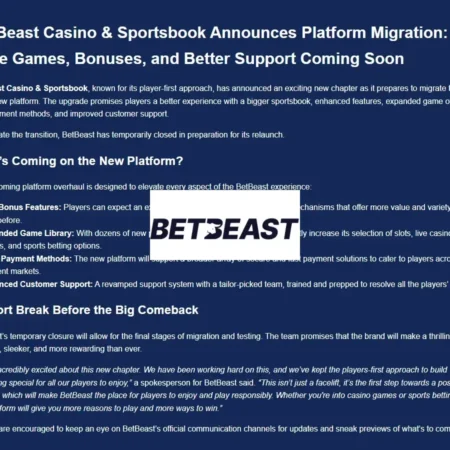 BetBeast forbereder plattformbytte og relansering