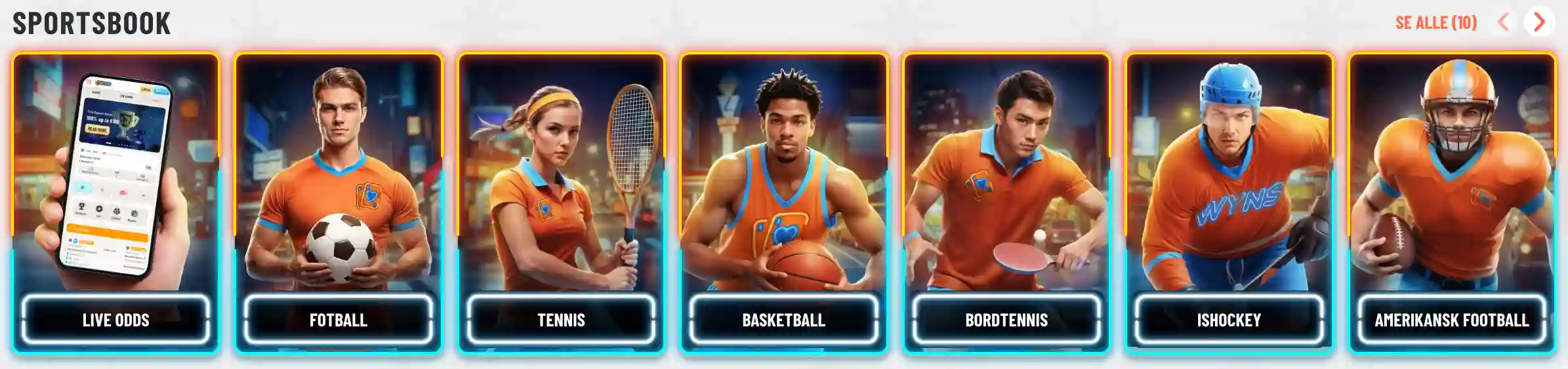 Wyns sports lineup