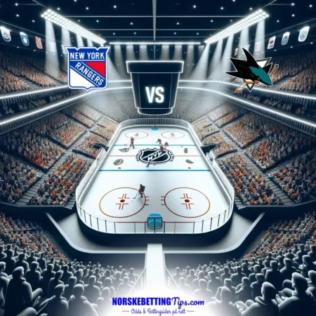 New York Rangers mot San Jose Sharks 24-10-2025 oddstips og analyse