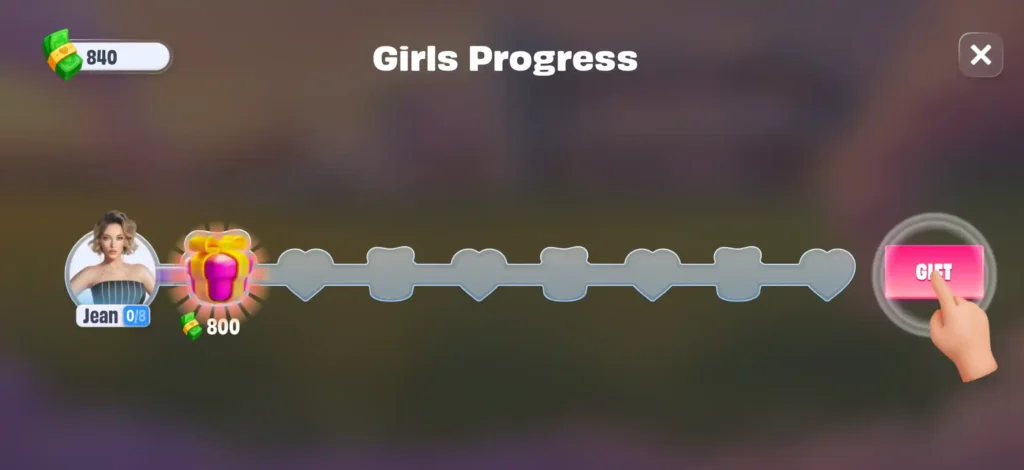 VIP date girl-o-meter