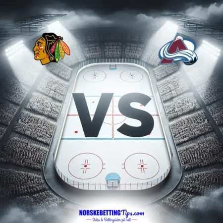 Chicago Blackhawks mot Colorado Avalanche 24-11-2025 oddstips og analyse