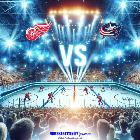 Detroit Red Wings mot Columbus Blue Jackets 22-11-2025 oddstips og analyse