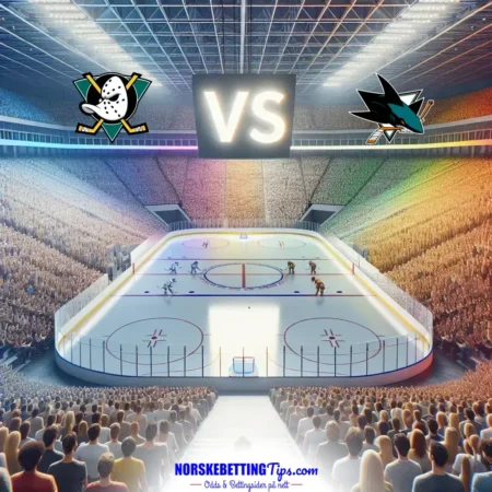Anaheim Ducks mot San Jose Sharks 30-12-2025 oddstips og analyse