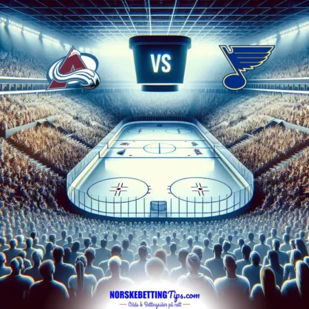 Colorado Avalanche mot St. Louis Blues 01-01-2026 oddstips og analyse