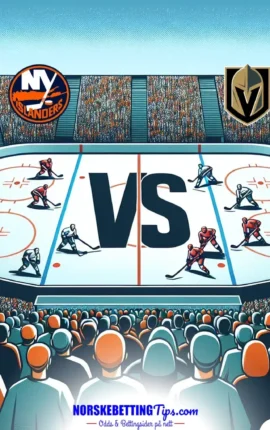 New York Islanders mot Vegas Golden Knights 10-12-2025 oddstips og analyse