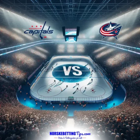 Washington Capitals mot Columbus Blue Jackets 08-12-2025 oddstips og analyse