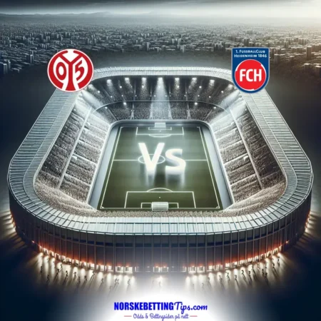 FSV Mainz 05 mot 1. FC Heidenheim 13-01-2026 oddstips og analyse