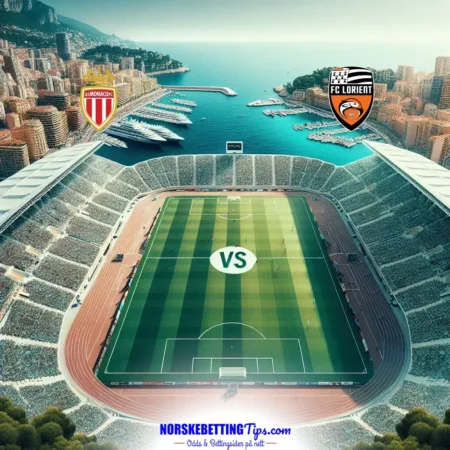 Monaco mot Lorient 16-01-2026 oddstips og analyse