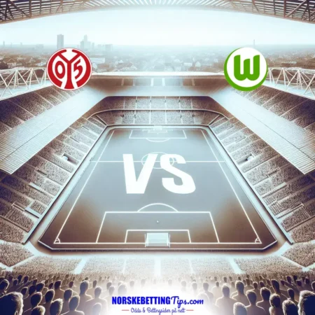 FSV Mainz 05 mot VfL Wolfsburg 24-01-2026 oddstips og analyse