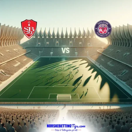 Stade Brestois 29 mot Toulouse 25-01-2026 oddstips og analyse